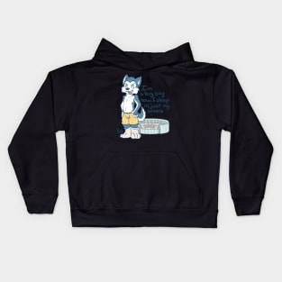 Big boy husky Kids Hoodie